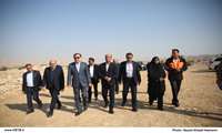 بازدید استاندار بوشهر از پروژه‌های راهداری شهرستان دشتی 