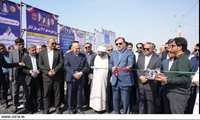 افتتاح و آغاز عملیات اجرایی ۱۸ پروژه عمرانی بنیاد مسکن در کنگان با حضور استاندار بوشهر