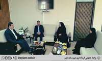 نشست تعاملی سرپرست فرمانداری دیلم با رئیس اداره بهزیستی شهرستان برگزار شد
