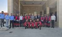 بازدید فرماندار گناوه از  پایگاه آتش نشانی اداره بندرودریانوری