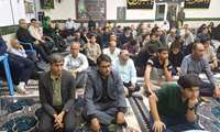 حضور معاون سیاسی امنیتی و اجتماعی فرمانداری دشتی و بخشدار مرکزی در مراسم محفل انس با قرآن در روستای بحیری