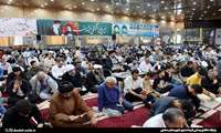 دعای عرفه در مصلی امام خامنه ای  شهر خورموج برگزار شد