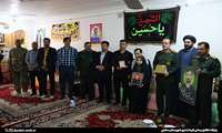 اهدای مدال قهرمانی کشور به خانواده شهید ایمان قایدی در شهرستان دشتی