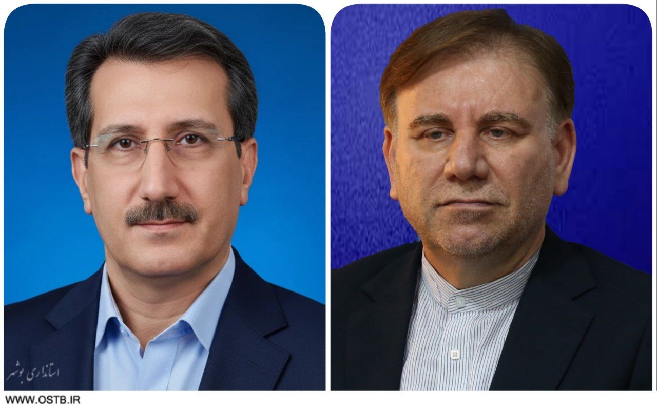 دیدار استاندار بوشهر با مدیرعامل سازمان بنادر برای پیگیری اجرای مصوبات سفر وزیر راه و شهرسازی به استان