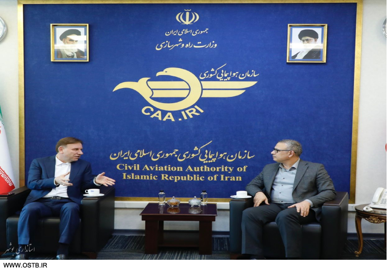 استاندار بوشهر در نشست با رئیس سازمان هواپیمایی کشوری خواستار احیای فرودگاه گناوه شد